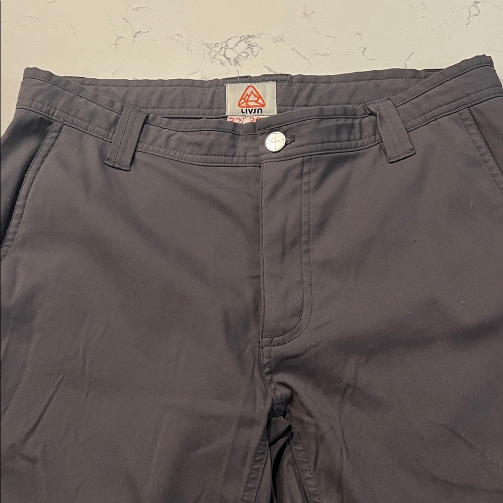 Men's Gray Casual Pants - Slim Fit